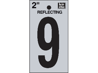 Letters & Numbers 2" Reflecting Black (A-Z, 0-9)