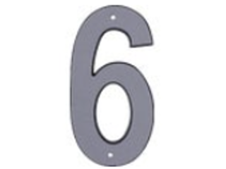 House Numbers 4 In Reflective Plastic Nail-on (0 thru 9)