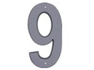 House Numbers 4 In Reflective Plastic Nail-on (0 thru 9)