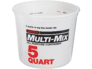 Plastic Mix Pail (Sizes)