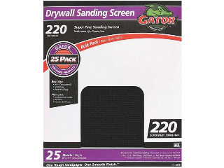 Drywall Screen Sand Paper 9 In x 11 In (Grits)