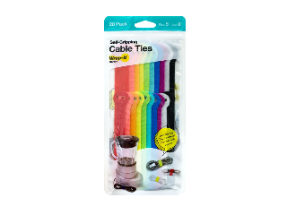 Wrap-It Self-Gripping 20 Piece (Colors)