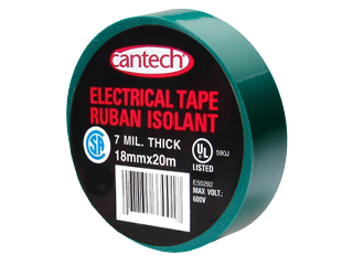 Vinyl Electrical Tape 11/16 In x 65 Ft  (Assorted Colors)