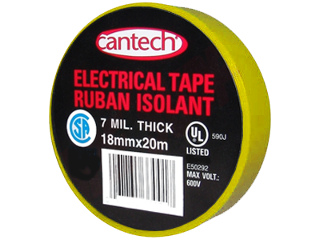 Vinyl Electrical Tape 11/16 In x 65 Ft  (Assorted Colors)