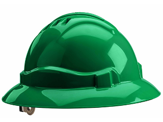 Full Brim Unvented Hard Hat Class E (Colors)