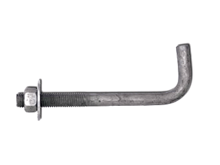 Galvanized Anchor L-Bolt, 3/4 In (Lengths)