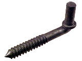 Galv Lag Bolt Male Hinge Pin 5/8 x 4-1/2"