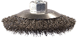 Crimped Bevel Mini Cup Brush 4 In, .014