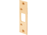 Deadbolt Security Strike 1-1/4 x 4-7/8 Polished Brass