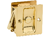 Pocket Door Privacy Lock Polished Brass