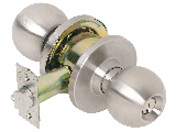 Keyed Entry Lockset Tell 2-3/4" Backset Stainless