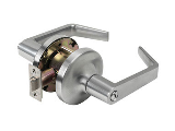 Keyed Entry Lever Lockset Tell Grade 2 Satin Chrome