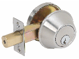 Deadbolt Single Cylinder Tell Grade 2 Stainless