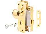 Mortise Lock Set with (2) Brass Handles