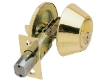 Deadbolt Single Cylinder Ultra 43967 Polished Brass