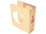 Door Reinforcer Single Lock 1-3/8 x 4 x 4-1/2 Brass