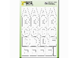 Letter & Number Set 2 In Die Cut White #30014