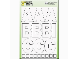 Letter & Number Set 3 In Die Cut White #30015