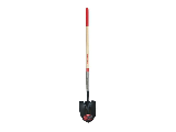 Long Handle Round Point Shovel with 48 In Wood Handle