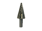 High Speed Steel Step Drill Bit 12 Steps, 3/16 In - 7/8 In