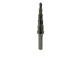 High Speed Steel Step Drill Bit 6 Steps, 3/16 - 1/2 In