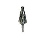 High Speed Steel Drill Bit 12 Steps, 7/16 In x 1-1/8 In