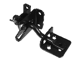 Gate Latch 4" Adjustable V21A Satin Black