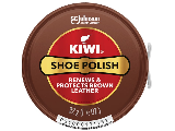 Waxed Shoe Polish Brown 1-1/8 Oz