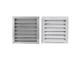 Wall Vent Louver 18" x 24" Mill Aluminum