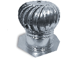 Aluminum Turbine With Base, 12 In