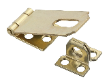 Hasp 2-1/2 V30 Steel Brass Finish