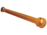 Brass Hose Pipe Nozzle, 1 In NPSH x 8 In