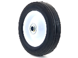 Rubber Tire 6 x 1-1/2 Steel Hub 1/2" Bore Centered