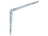 Shelf Bracket HD Reinforced  Zinc Steel (Sizes)