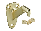 Hand Rail Bracket (1) V112 Die Cast Brass Finish