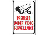 Sign 12 In x 18 In Aluminum: Premises Under Video Surveillance