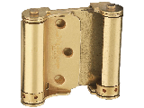 Light Double Acting Spring Hinges 3" (2) Satin Brass