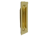 Pocket Door Pull Flush Mount V141 Brass