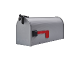 Gibraltar Grayson Post Mount Mailbox, Gray