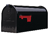 Gibraltar Elite Post Mount Mailbox #1, Black