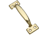 Door Pull 5-1/2" Utility SPV172 Steel Brass Finish