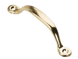 Door Pull 4-3/4" V200 Steel Brass Finish