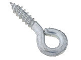 Screw Eyes Small Eye (8) 1-3/16" #210 Zinc Steel