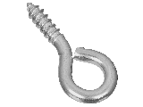 Screw Eyes Medium Eye (8) 1-5/16" #110 Zinc Steel