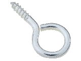 Screw Eyes Large Eye (10) 1-3/16" #12 Zinc Steel