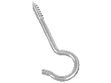 Ceiling Hook (1) 3-7/8" #4 Zinc Steel