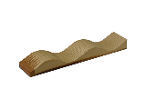 Corrugated Wood Panel Closure Strip 8 Ft