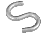 Open S Hook 2 In Zinc Plated 2 Pack