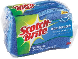 Multi Purpose Sponge Scotch Brite 3 Pack