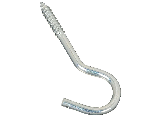 Screw Hook 1/4 In x 4-1/4 In Zinc Plated